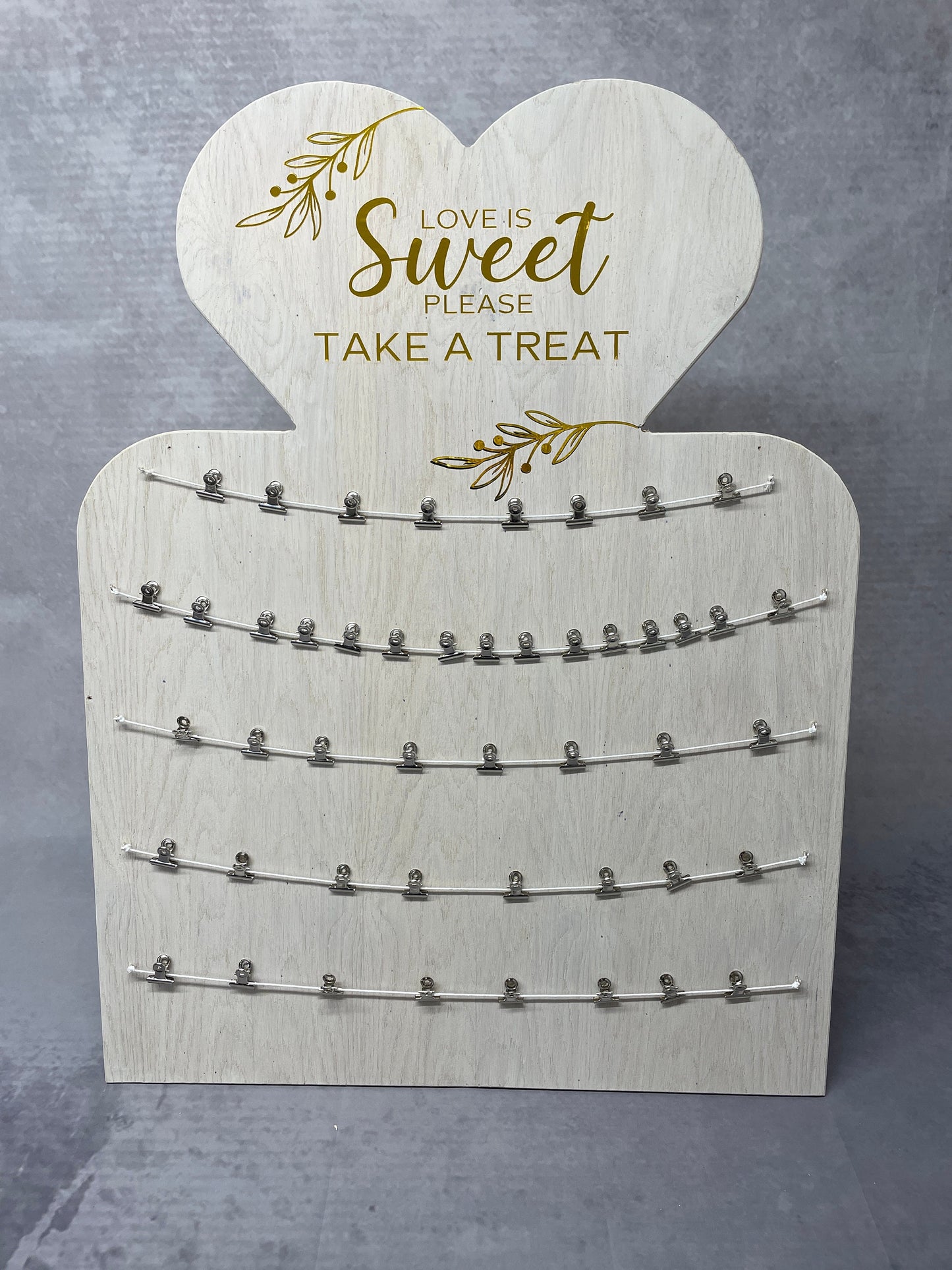 Love is Sweet please take a treat, Wedding Snack Bar Display Board, Customise To your Own Wedding Theme, Crisp Wall