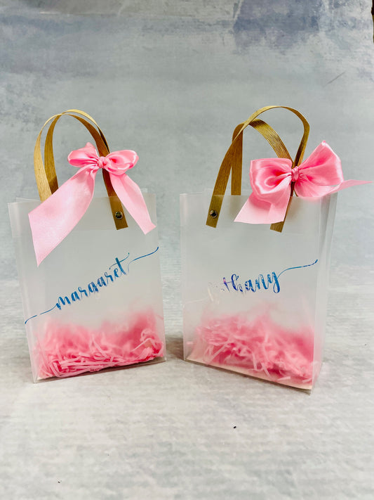 Customised Hen Party Gift Bags | Baby Shower Gift Bags | Personalised Party Bags | Multiple Colours Available