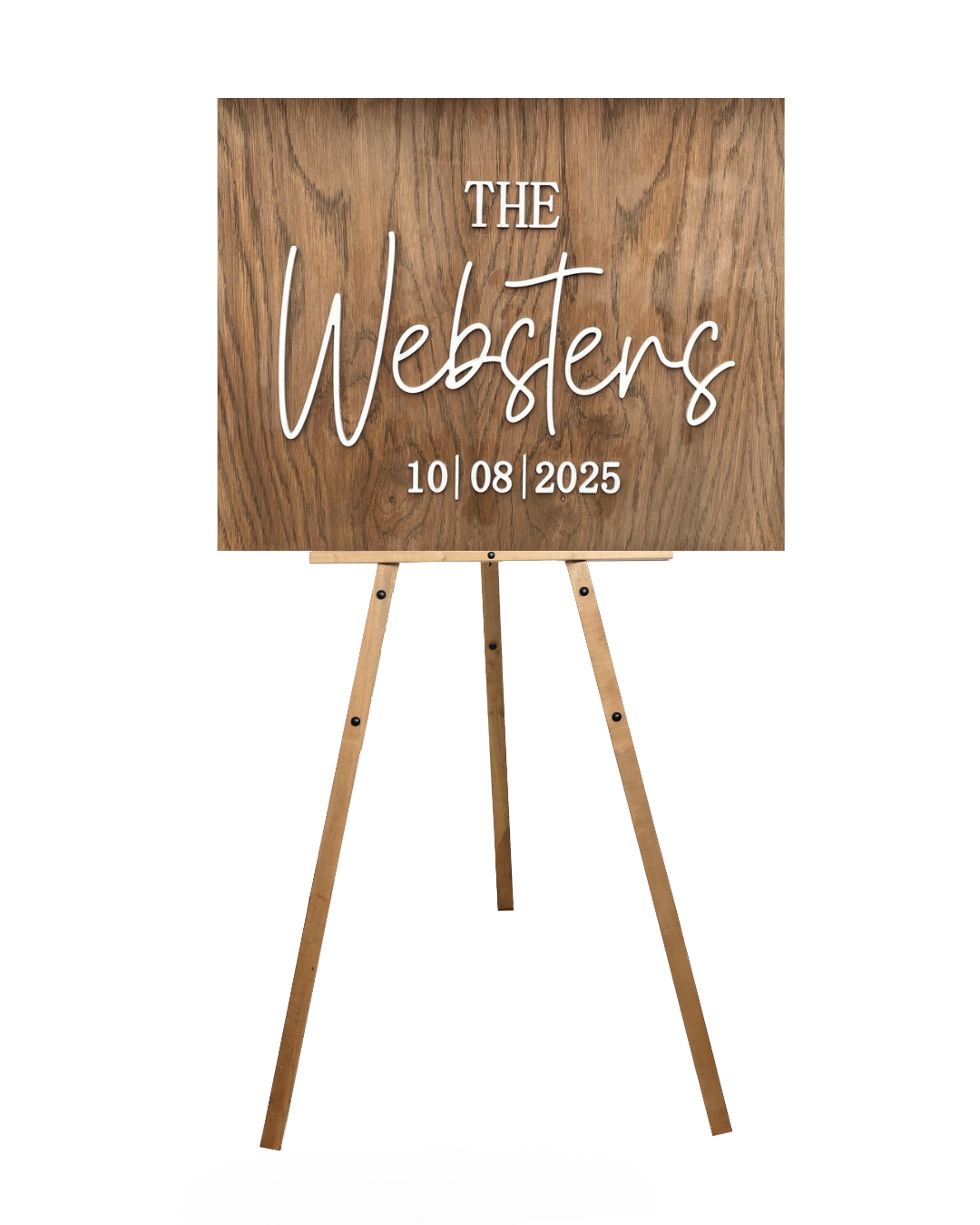 Personalised  Wedding Sign | Custom Wooden Surname & Date Sign | Farmhouse Style Wedding Décor | Ceremony Welcome Sign | Family Name Sign