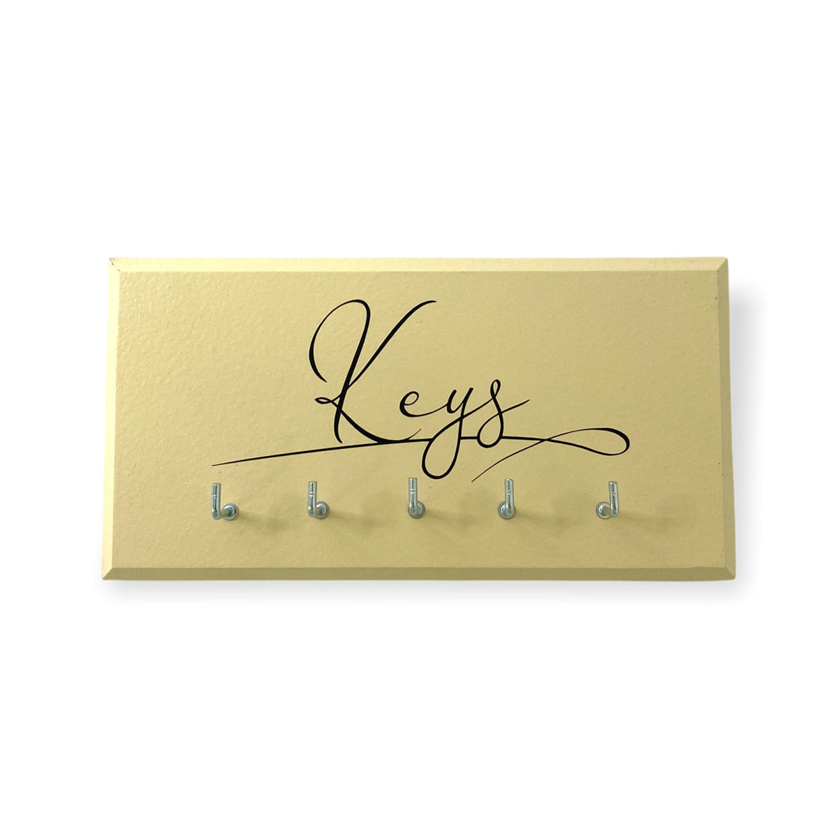 Handmade Wall Mounted Key Holder with 5 Hooks