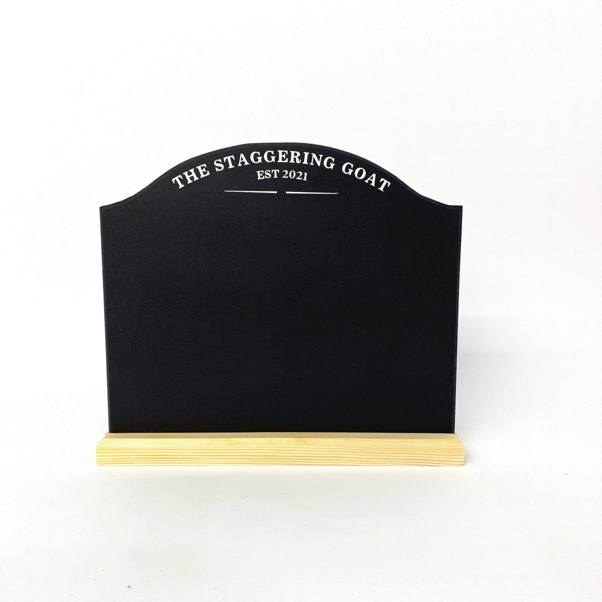 Customizable Chalkboard Menu: Freestanding Home Bar Sign