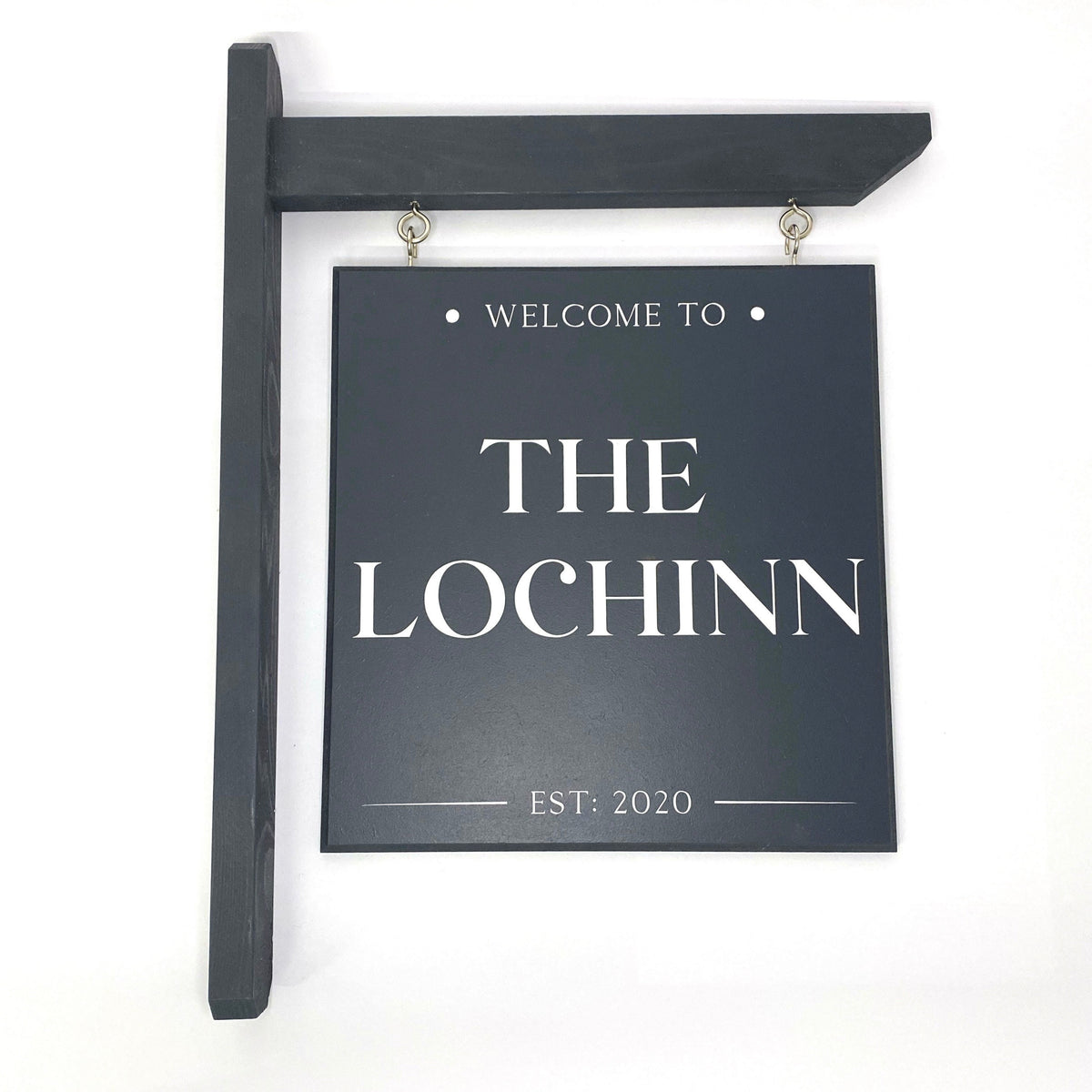 Personalised Home Bar Sign UK | Hanging Garden Pub Sign | Custom Man Cave Gift for Dad | Outdoor Wooden Bar Sign Double Sided