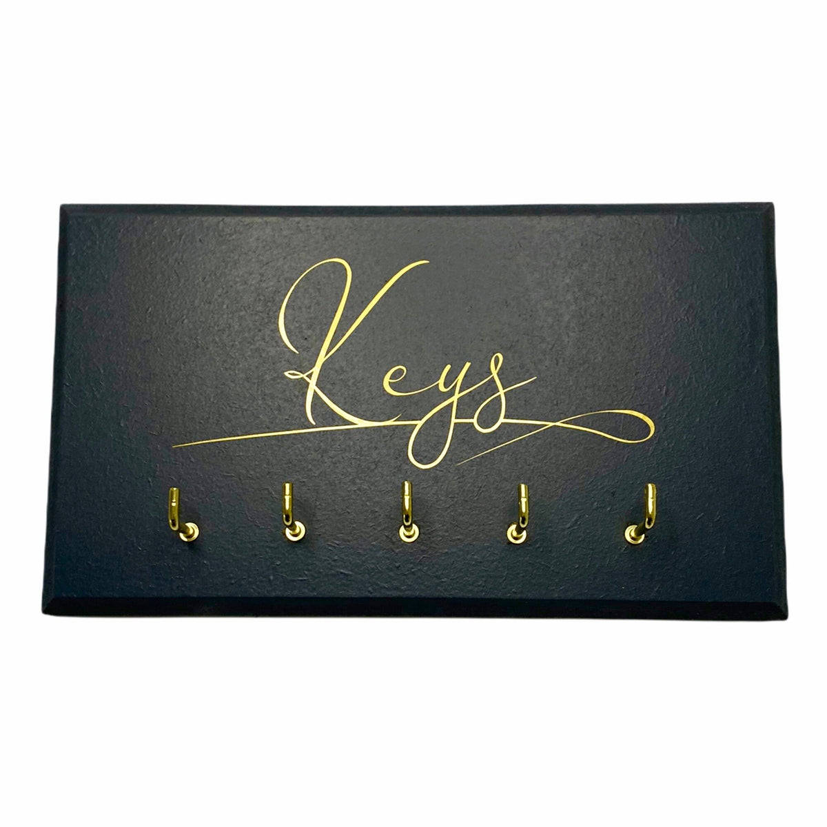Handmade Wall Mounted Key Holder with 5 Hooks