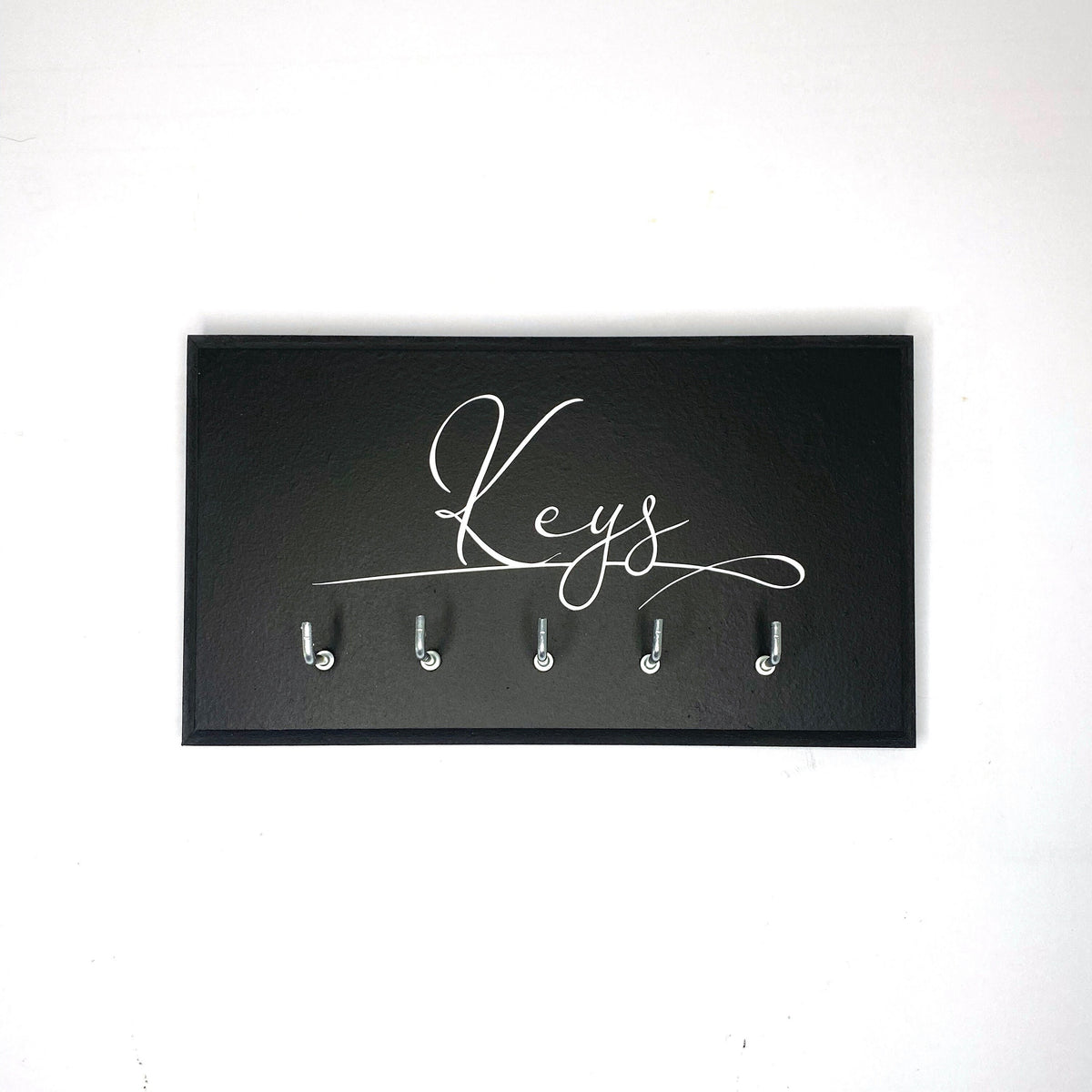 Handmade Wall Mounted Key Holder with 5 Hooks