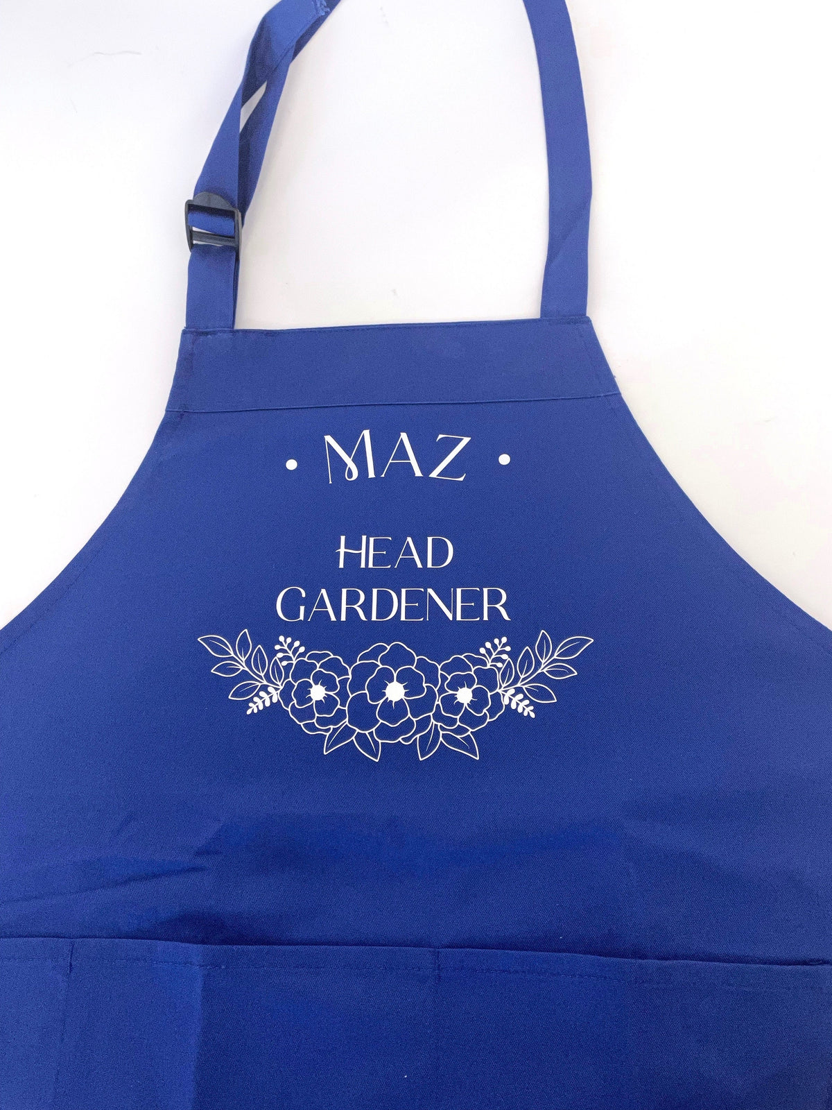Customizable Garden Apron, Head Gardener Gift