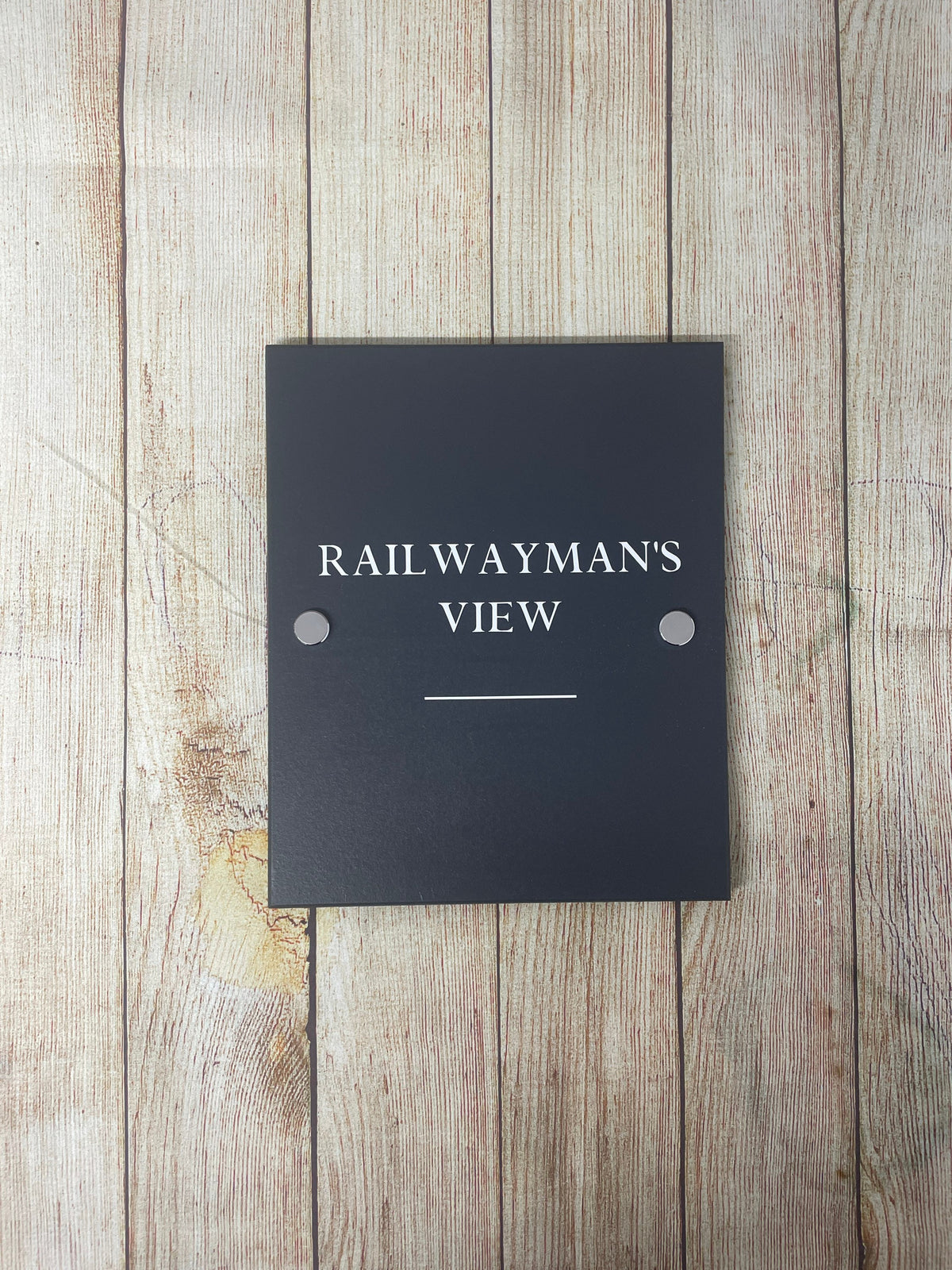 Personalised House Sign, Custom Address Plaque, Weatherproof Outdoor Door Number Plate