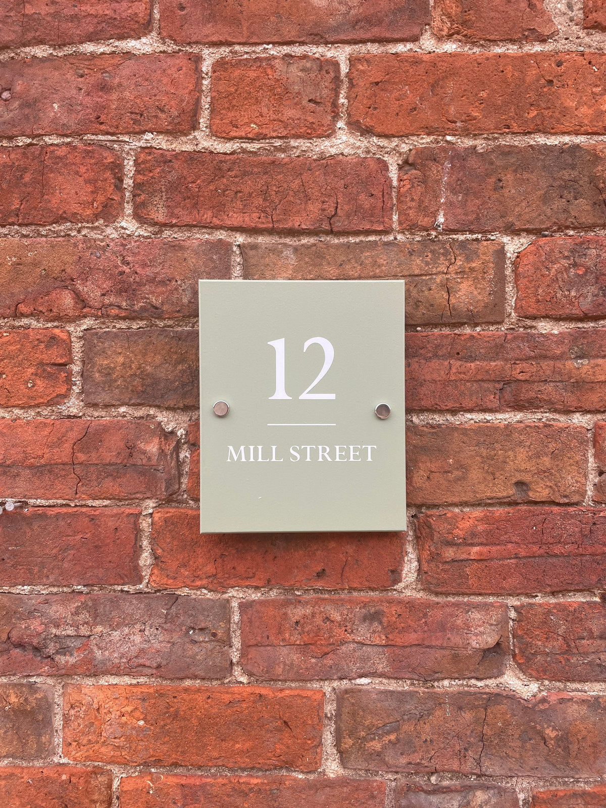 Personalised House Sign, Custom Address Plaque, Weatherproof Outdoor Door Number Plate