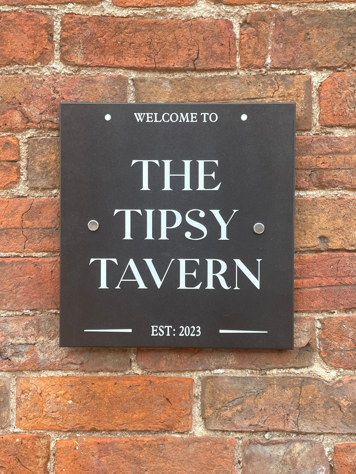 Personalised Home Bar Sign, Custom Pub Shed Decor, Garden Man Cave Wall Art
