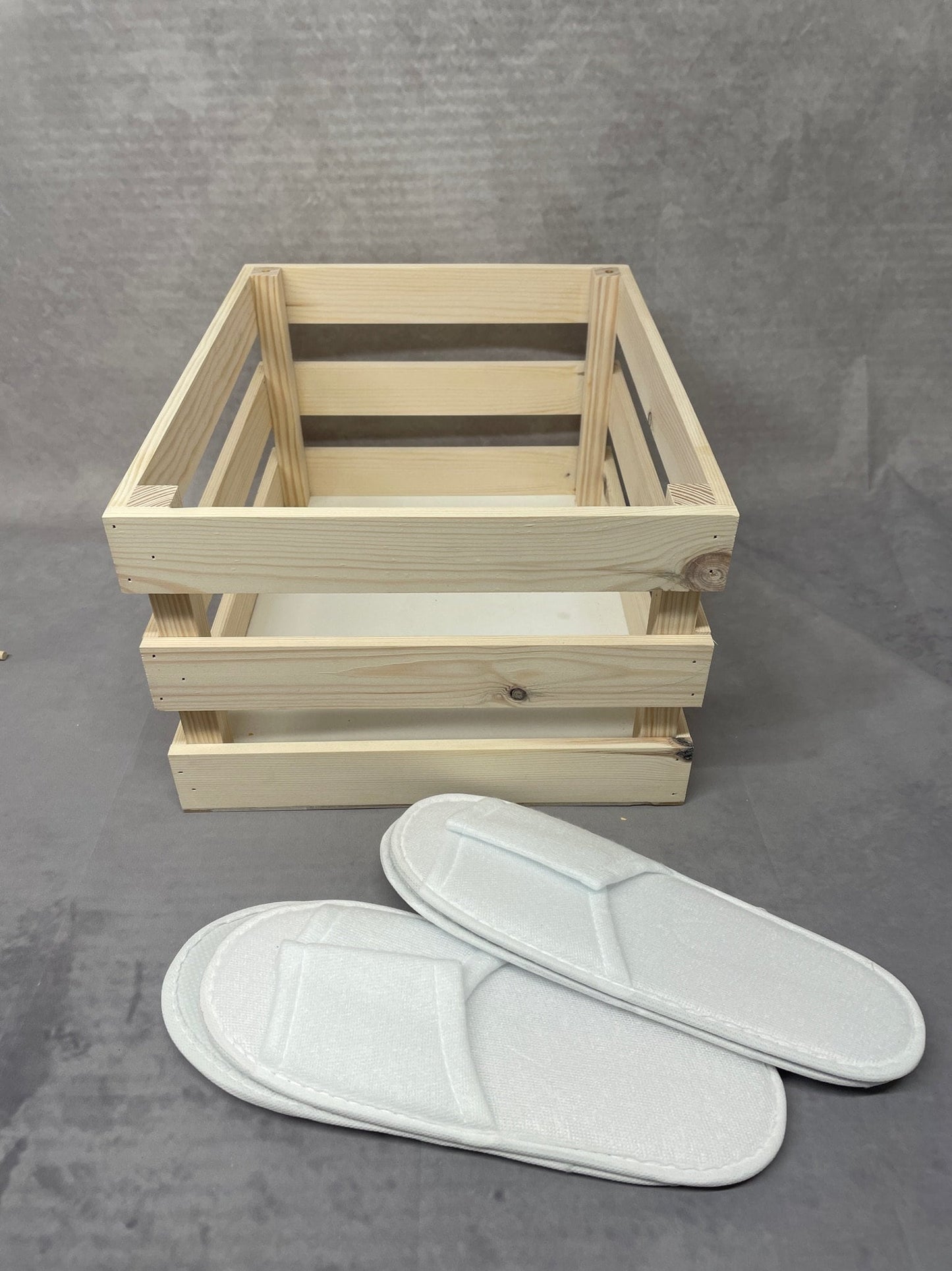 Wedding Slippers Sign, A Little Treat For Your Dancing Feet. Crate, Slippers and Sign Bundle Options, Customise To your Own Wedding Theme