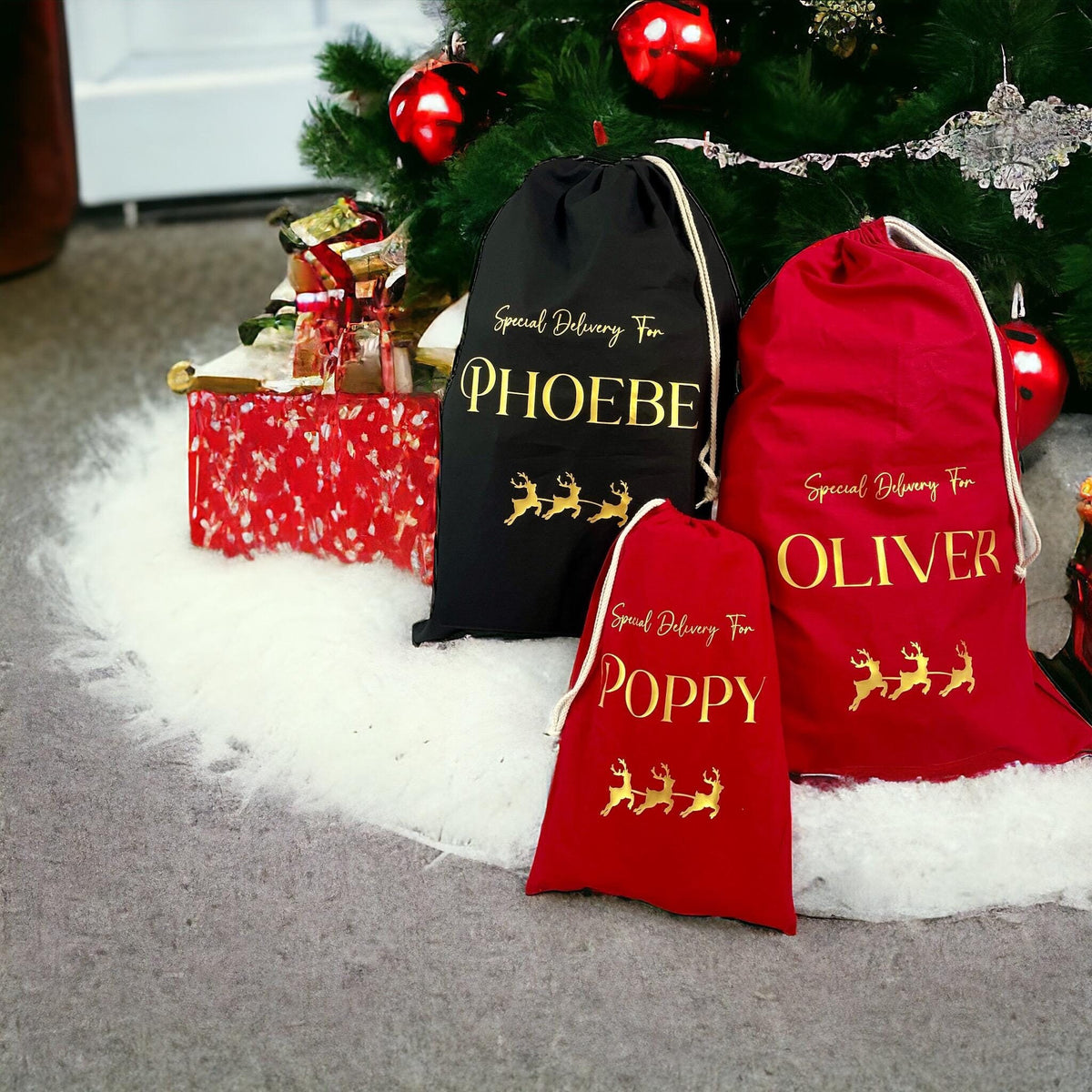 Personalized Christmas Gift Sack | Custom Santa Bag