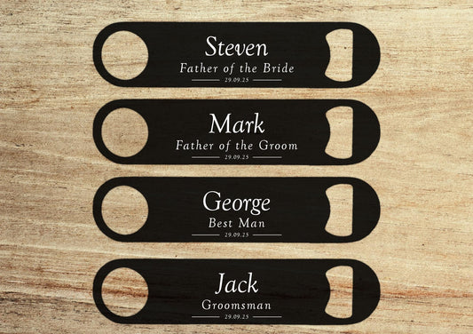 Personalised Groomsman Bottle Opener