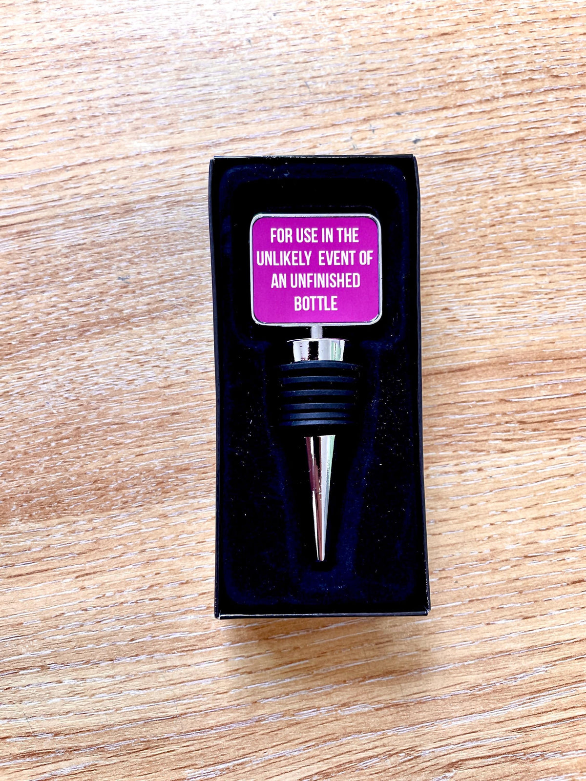 Funny Wine Bottle Stopper, Novelty Barware, Wine Lover Gift