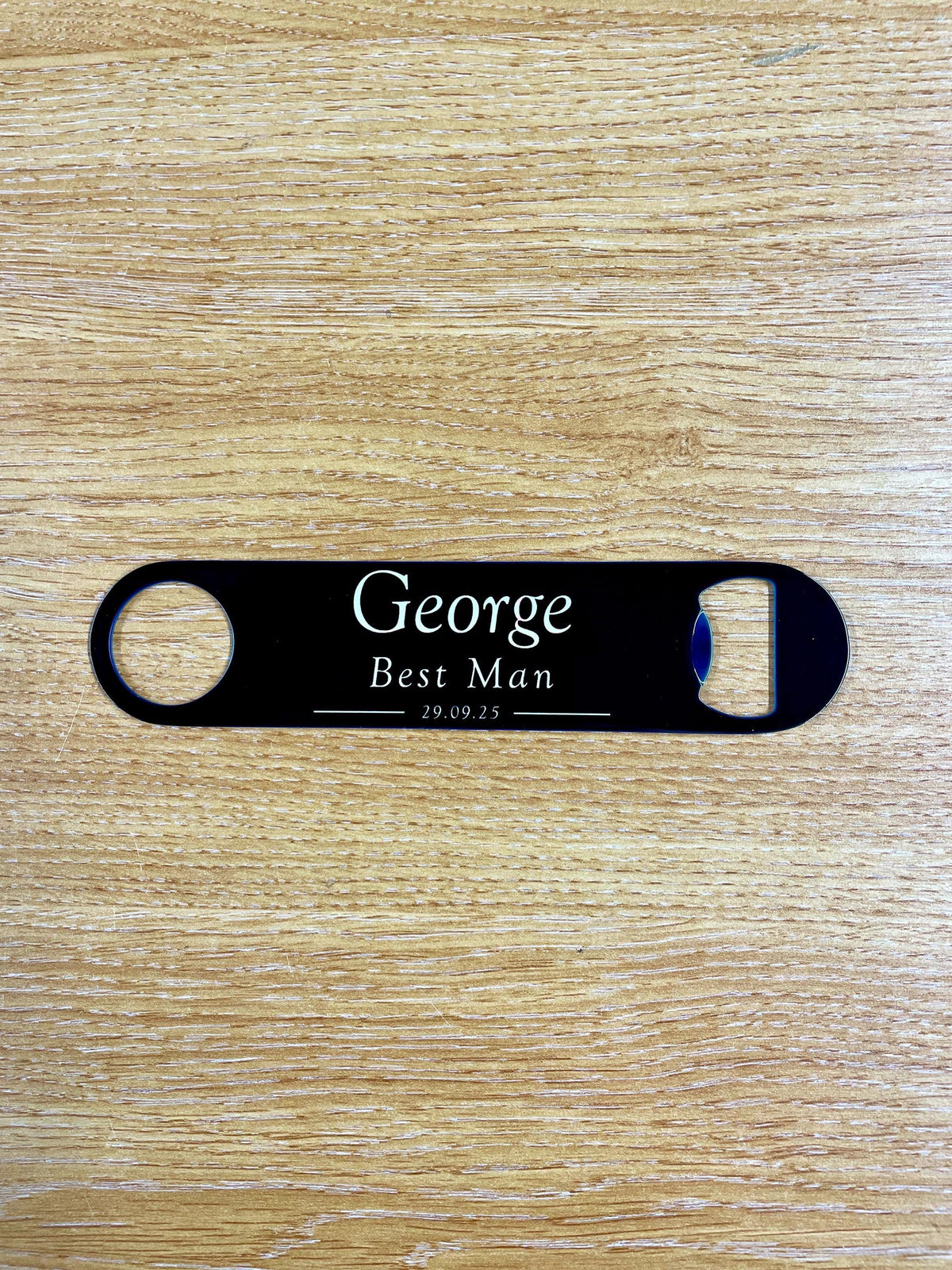Personalised Groomsman Bottle Opener