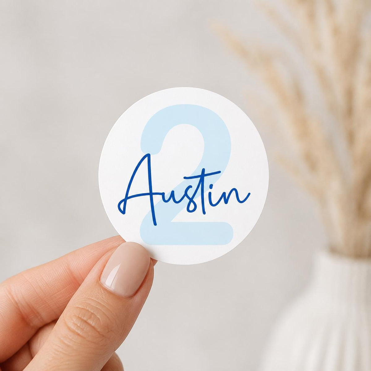 Personalised Birthday Stickers | Custom Name, Age, Party Bag Labels